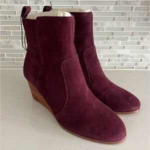 Violet and Red JayJay Wedge Boots - 7